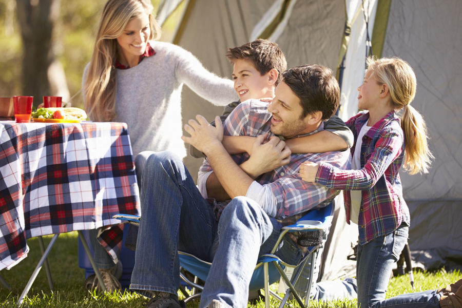 famille en camping Calvi 